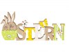 Holz-Deko "OSTERN" zum Stellen h=13,5cm b=30cm