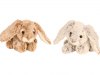 Plüsch-Hase liegend h=12cm b=23cm, je Stück